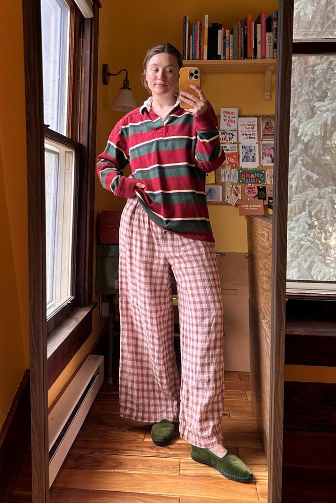 thriftbee's fit featuring Lou & Grey, Flabelus, Daniel Cremieux