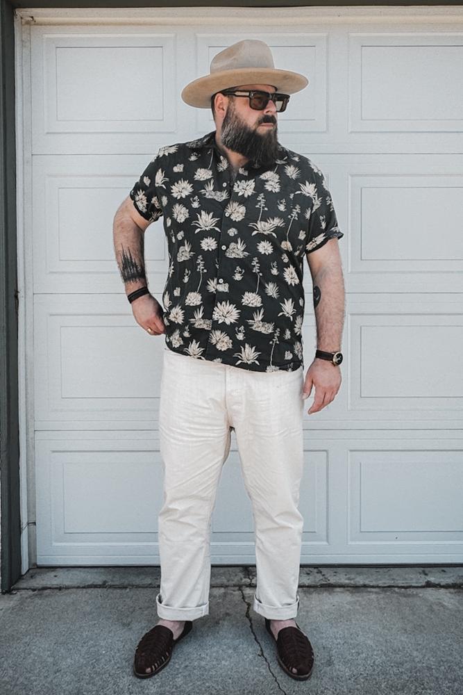 BigDudeInDenim's fit featuring Huckberry, Jacques Marie Mage, Greeley Hat Works, Nisolo, Fitted Underground