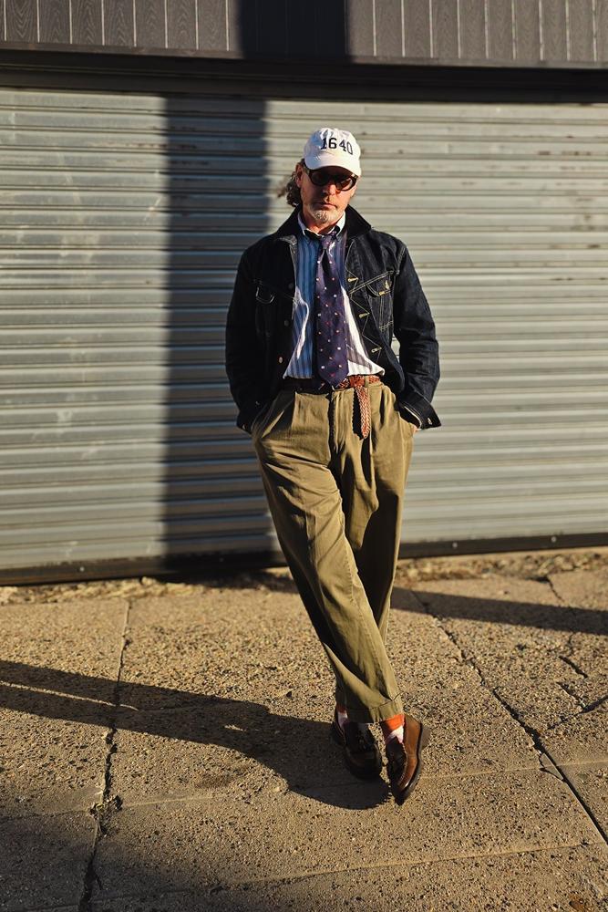 DontGoShane's fit featuring Kapital, Brooks Brothers, G.H. Bass & Co.