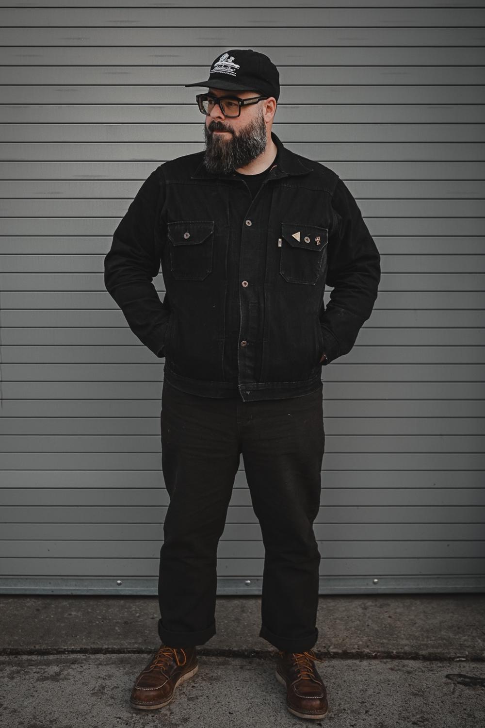 Post featuring Type 2 X111 13.5 Oz Double Black Selvedge Jacket