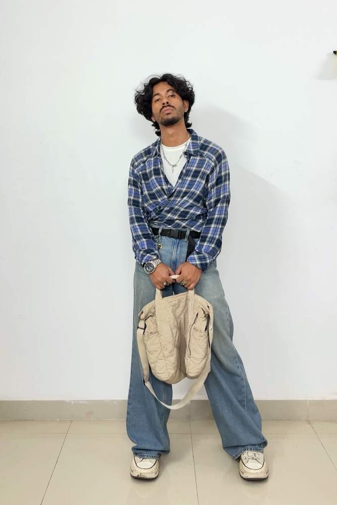 Barneyarc's fit featuring next, Uniqlo, boohooMAN, Bershka, Converse, Tommy Hilfiger