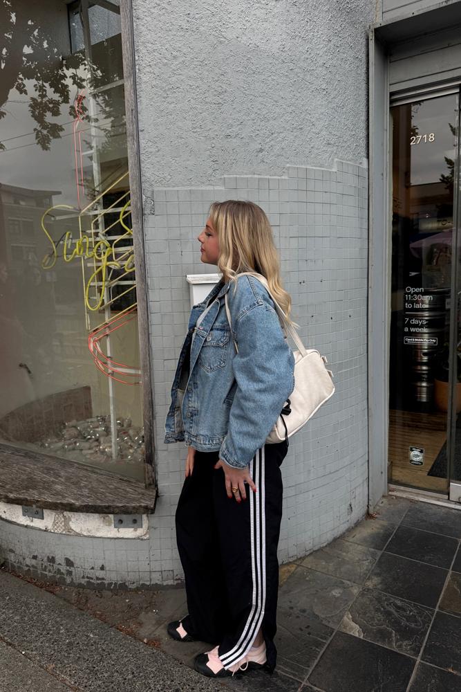 EmmaEnglund's fit featuring Old Navy, H&M, JW PEI, Adidas | cool, casual, streetstyle, denim, adidas