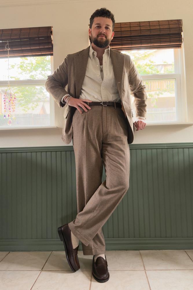 dressedtoamuse's fit featuring Buck Mason, Maritime Supply Co, G.H. Bass & Co., Polo by Ralph Lauren