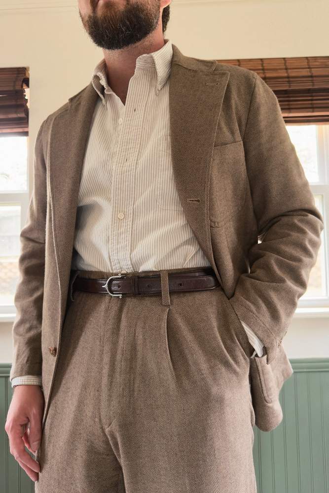 dressedtoamuse's fit featuring Buck Mason, Maritime Supply Co, G.H. Bass & Co., Polo by Ralph Lauren