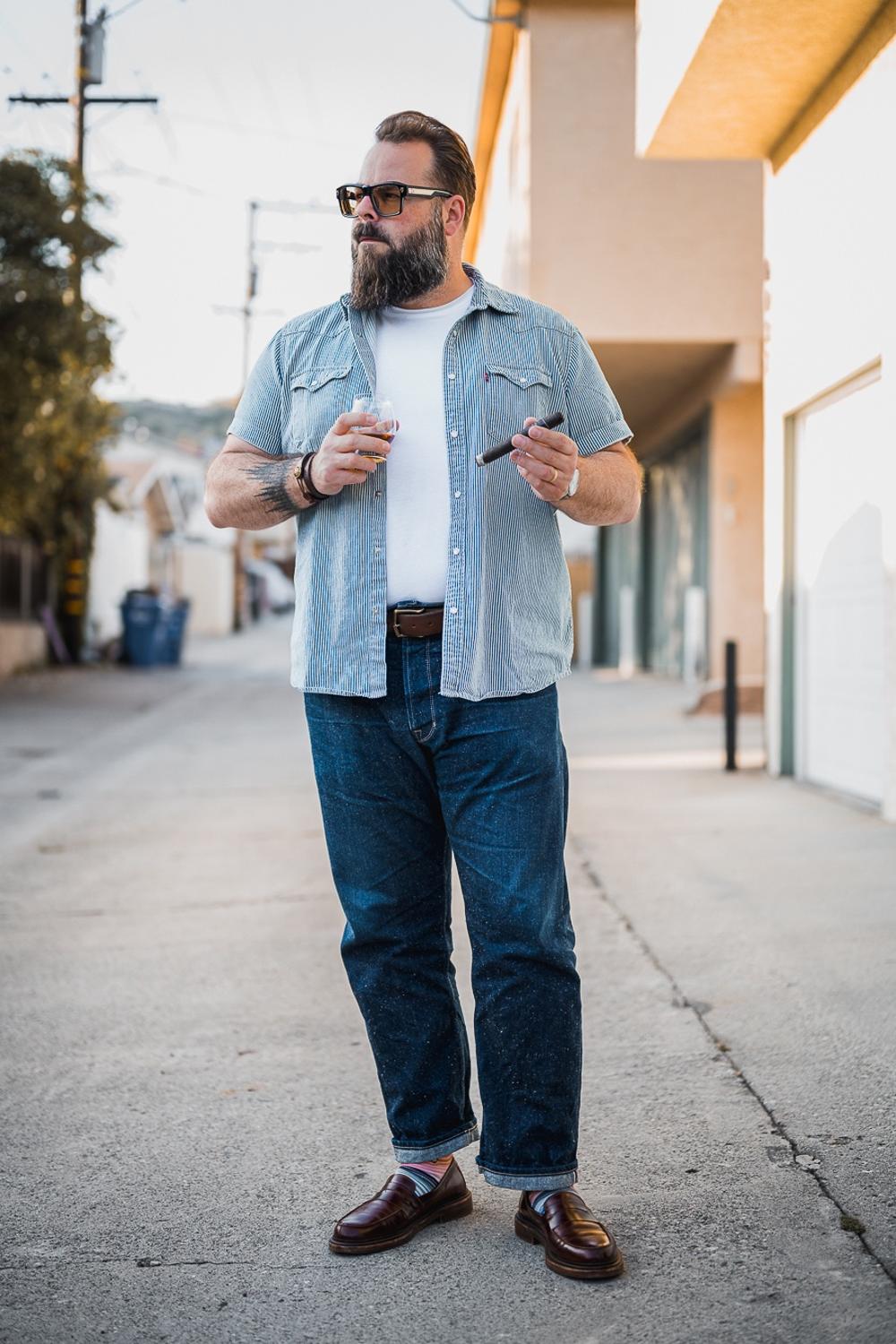Post featuring Rebels X125 Modern Straight Leg 15 Oz Super Nep Classic Indigo Selvedge