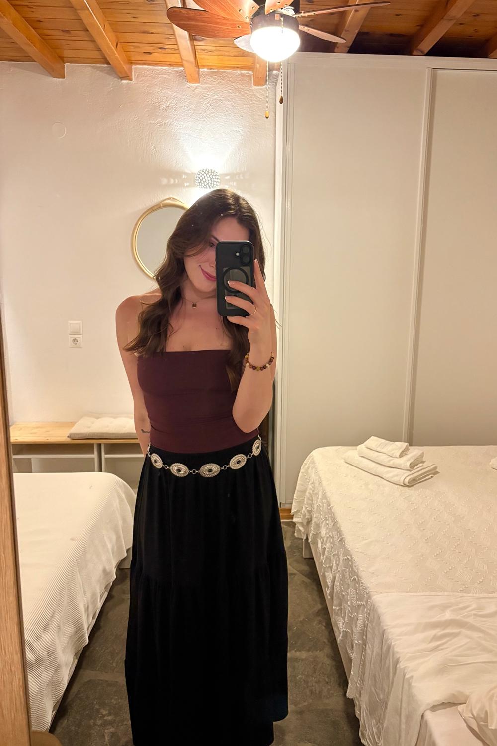Post featuring Tiered Maxi Skirt