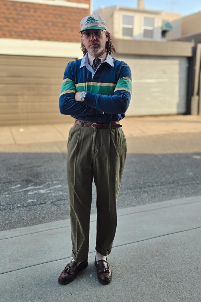 DontGoShane's fit featuring Aime Leon Dore, G.H. Bass & Co.