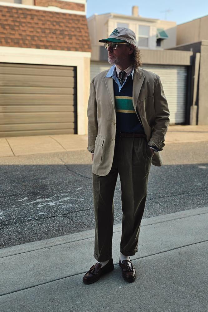 DontGoShane's fit featuring Aime Leon Dore, G.H. Bass & Co.