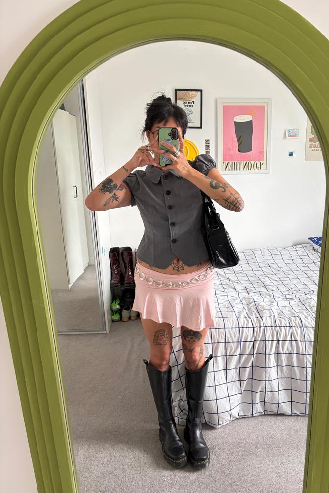 Chrisptine's fit featuring Cider, Dr. Martens, No Brand