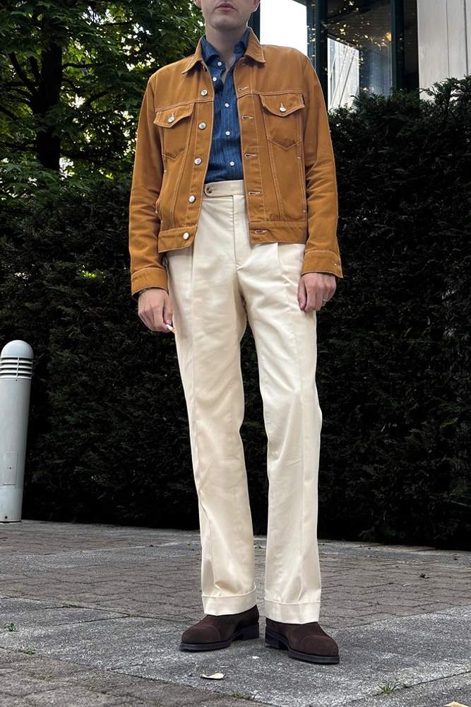 ogDamemoto's fit featuring Sandro, Boggi Milano, Carthage Paris, Septieme Largeur