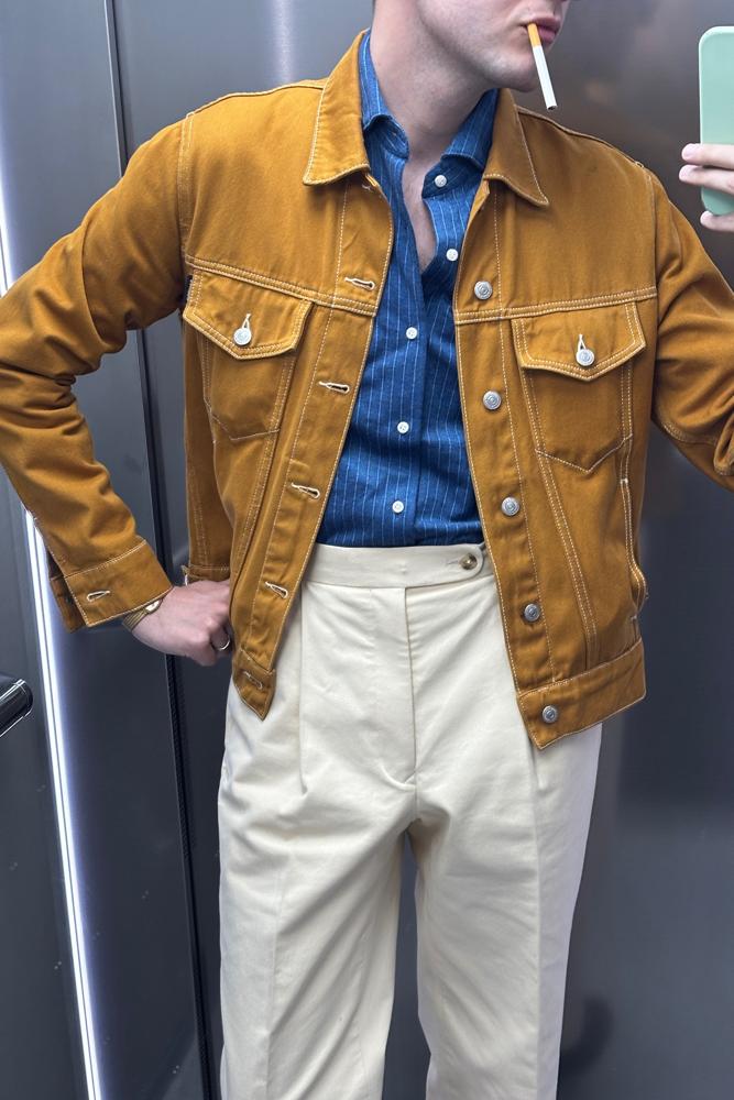 ogDamemoto's fit featuring Sandro, Boggi Milano, Carthage Paris, Septieme Largeur