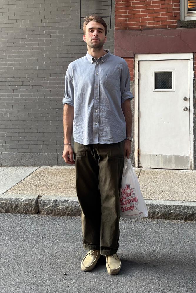 JeanKrupa's fit featuring Visvim, Engineered Garments, Clarks, Good Art Hlywd, Seiko