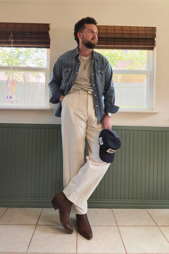 dressedtoamuse's fit featuring The Real McCoy's, Buck Mason, Sweet Hat Co, Maritime Supply Co, Longines