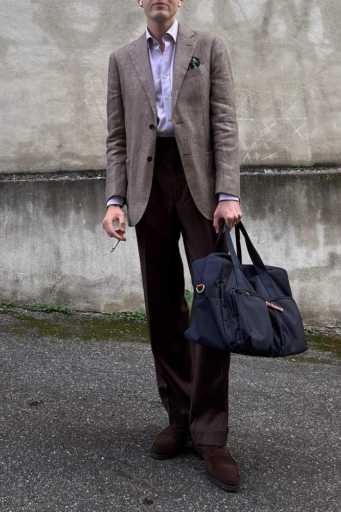 ogDamemoto's fit featuring Suit Supply, Café Coton, Carthage Paris, Septieme Largeur, Bric's