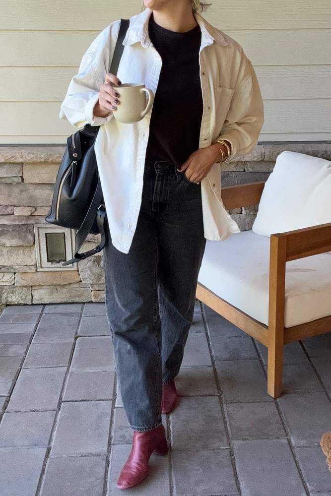 Katiehagel's fit featuring Old Navy, Levi's, Mina Baie
