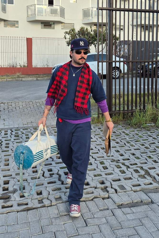 Lukepeder's fit featuring Noah NYC, Jean Paul Gaultier, Converse, Todd Snyder, Persol, Aime Leon Dore