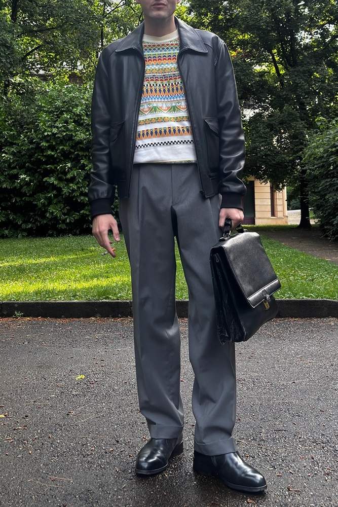 ogDamemoto's fit featuring The Kooples, Kenzo, No Brand, Bally