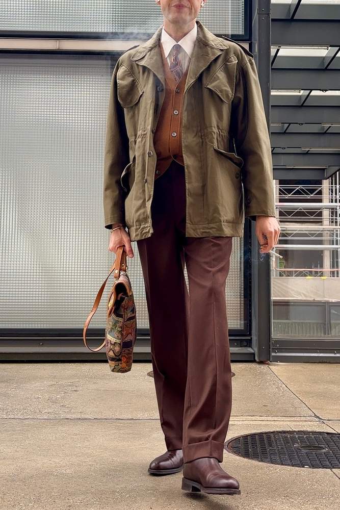 ogDamemoto's fit featuring U.S. Army, Filippo de Laurentiis, Carthage Paris, Septieme Largeur, No Brand