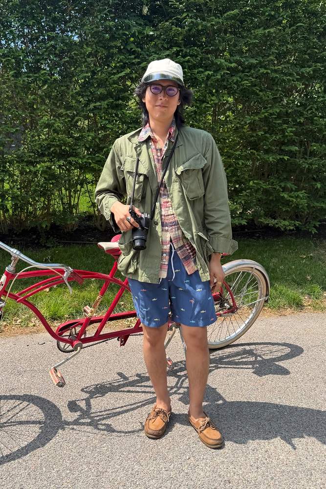 Remyego's fit featuring Brooks Brothers, Quaker Marine Supply, Sperry