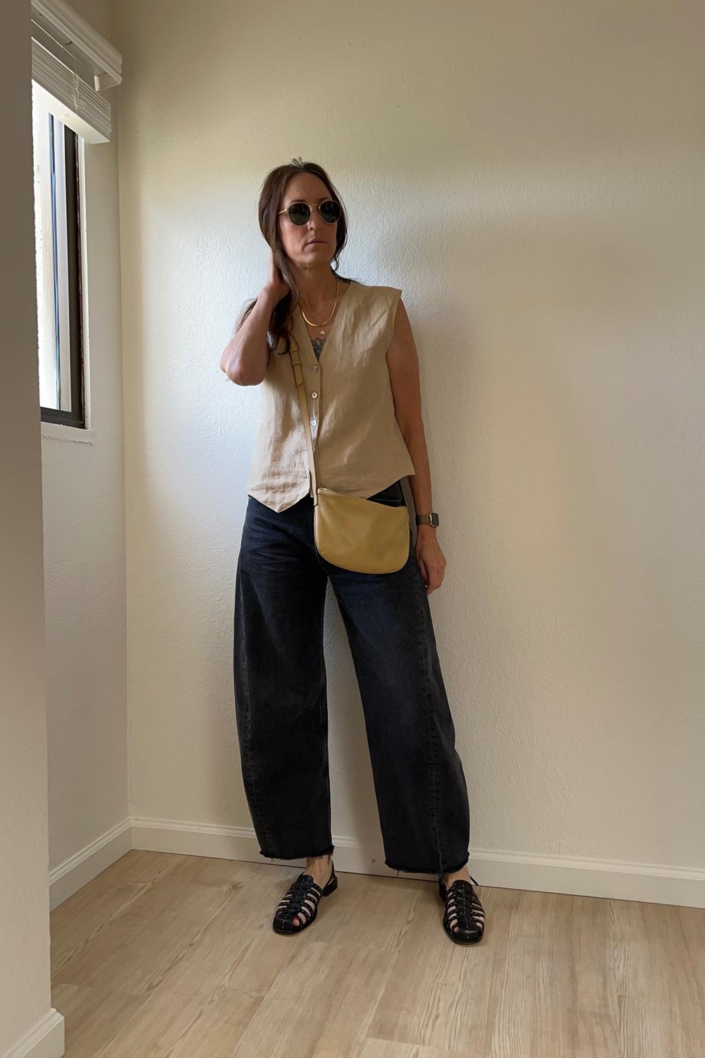 Post featuring Luna High Rise Pieced Taper (Weightless) in Posses