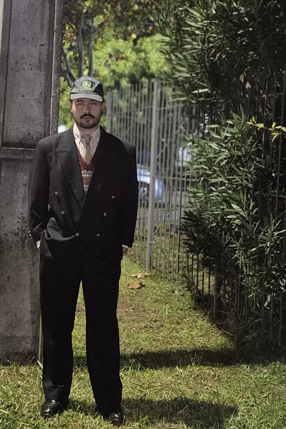 Post featuring Double-Pleat Herringbone Linen Trousers