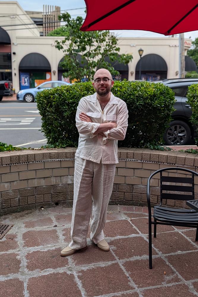 thesecondbutton's fit featuring Buck Mason, Mark the Tailor, Oliver Peoples, Noah NYC, Jacques Soloviere