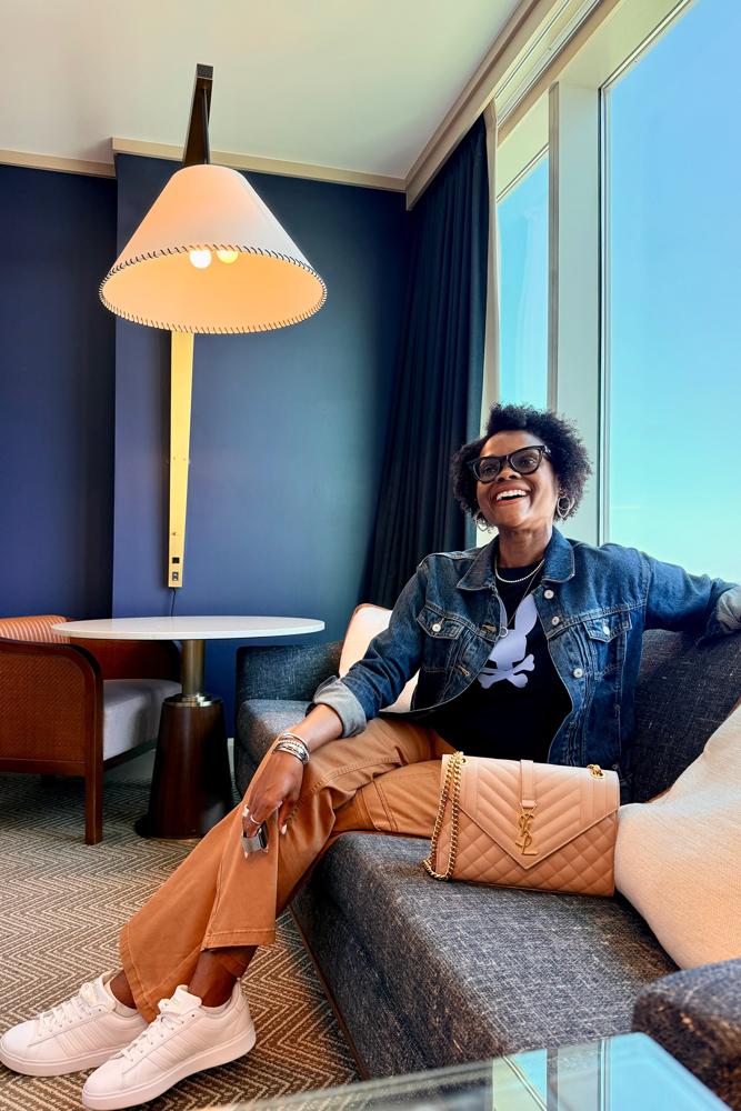 ToniTonyTone's fit featuring DSW, No Boundaries, Yves Saint Laurent, Ray-Ban, Psycho Bunny