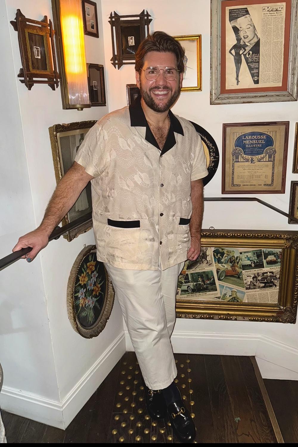 Post featuring 'Black Tie Optional' Cabana (Champagne)