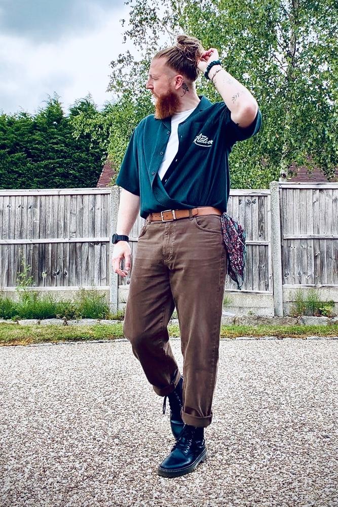 FlynnFits's fit featuring ASOS, Reclaimed Vintage, No Brand, Barbour, Dr. Martens