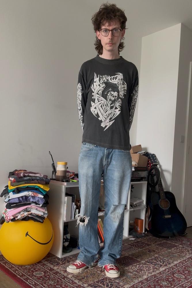 Stowmags's fit featuring Hand Crafted, No Brand, Converse