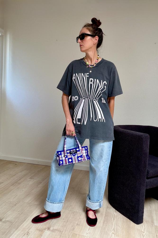 Houseofarmitage's fit featuring Anine Bing, Citizens Of Humanity, BAGGU, Sun Buddies