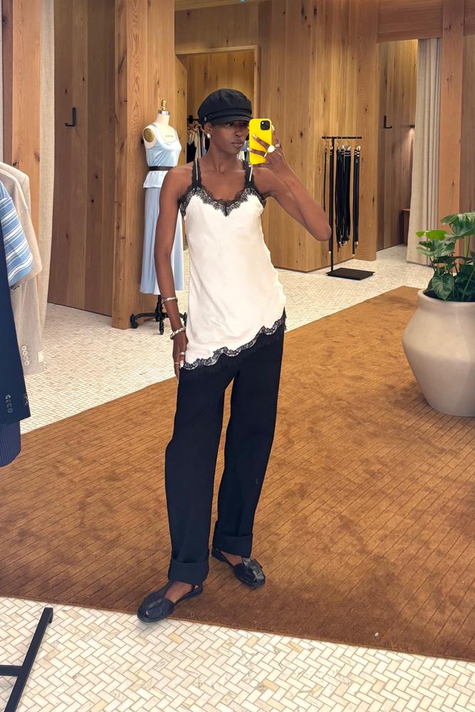 Tayetta's fit featuring Brixton, Aritzia, Citizens Of Humanity, Zara