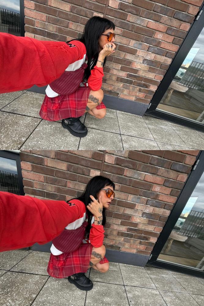 Chrisptine's fit featuring Dr. Martens