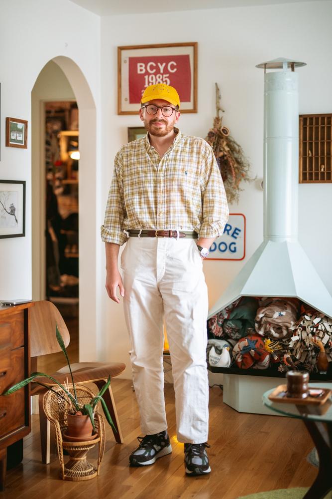 BradyKenniston's fit featuring Drake's London, Polo by Ralph Lauren, orSlow, New Balance