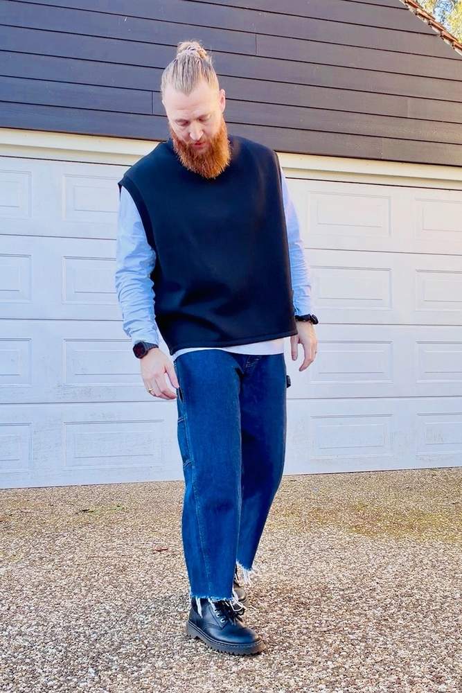 FlynnFits's fit featuring ASOS, Dickies, Dr. Martens, Pull&Bear