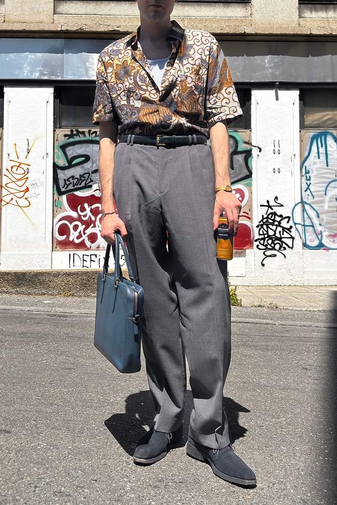 ogDamemoto's fit featuring No Brand, Santoni, Sandro