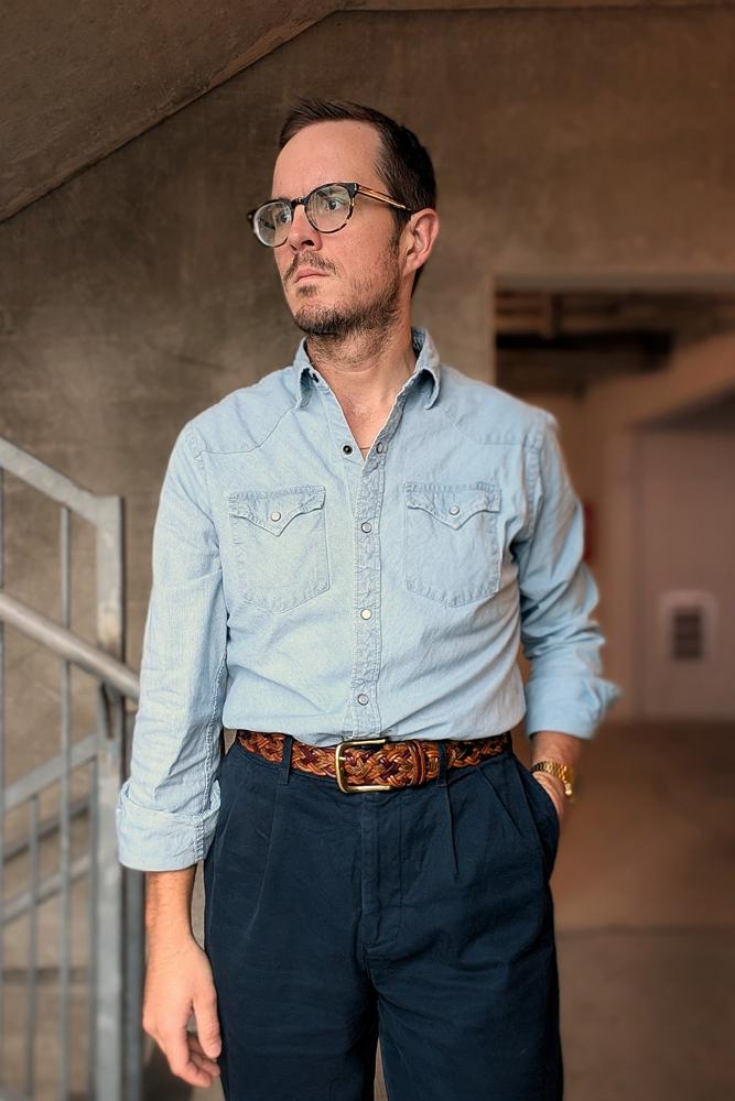 FitsOfFatherhood's fit featuring Old Navy, J. Crew, Justin Boots, Lands End, Warby Parker, Casio