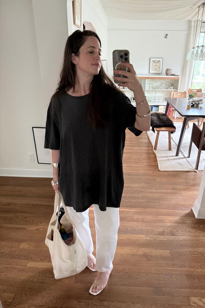 kristinyezza's fit featuring La Ligne, No Brand, Deux Lions Jewelry, RAYE