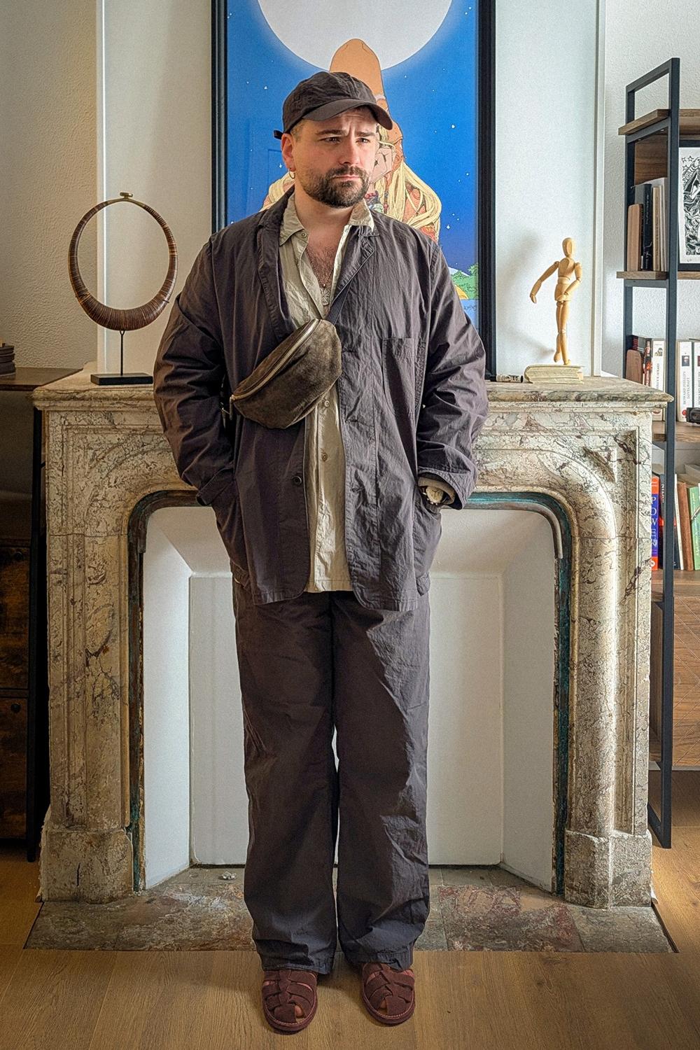 Post featuring Cotton Typewriter Work Shirt Gray (Final Sale)