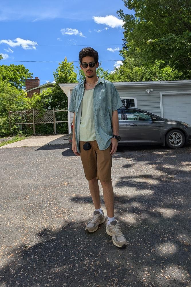 Itsmewai's fit featuring G-Shock, New Balance, Pair Eyewear, H&M, Tree, No Brand