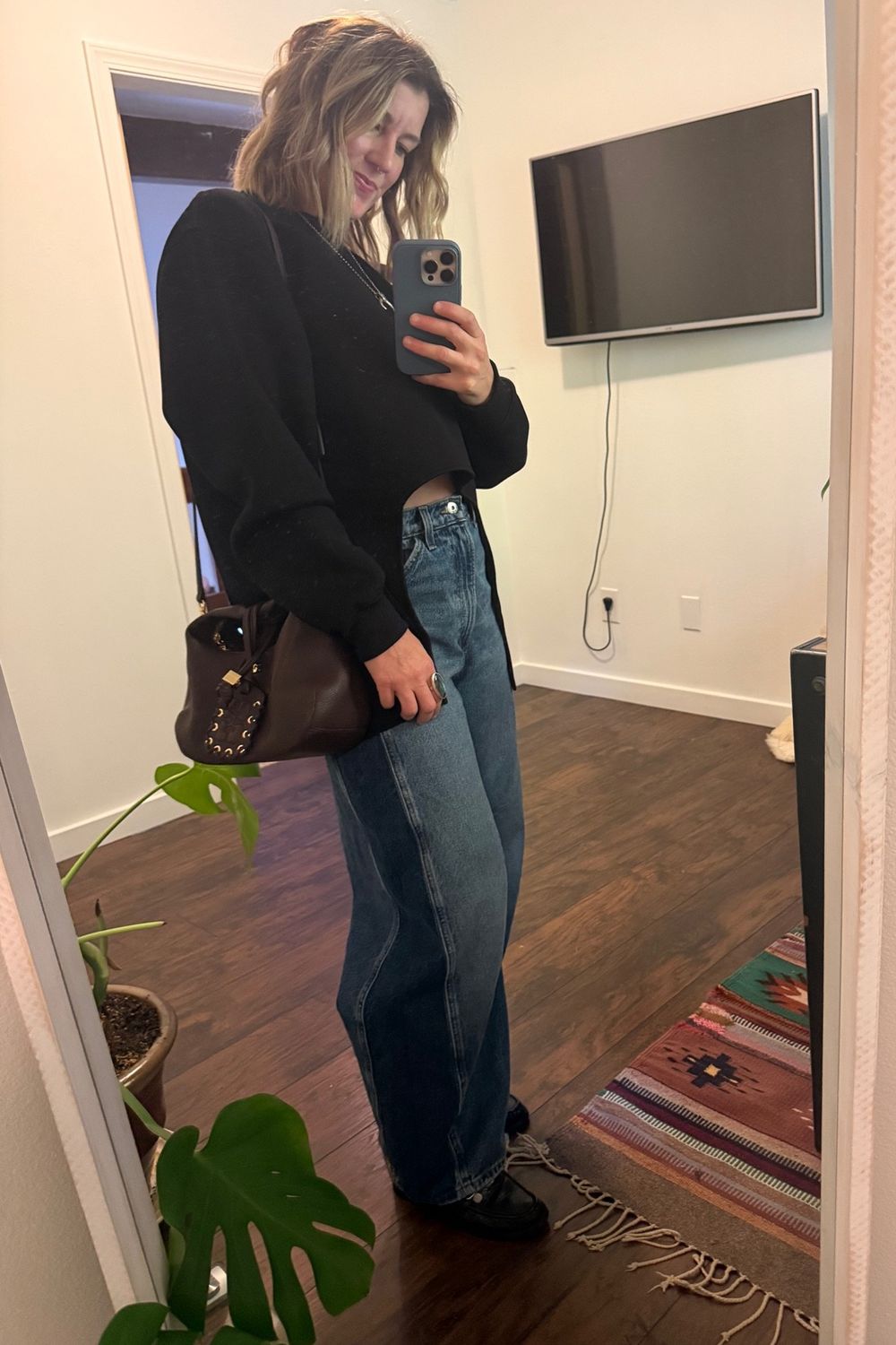 Post featuring Cropped Asymmetric Hem Sweatshirt