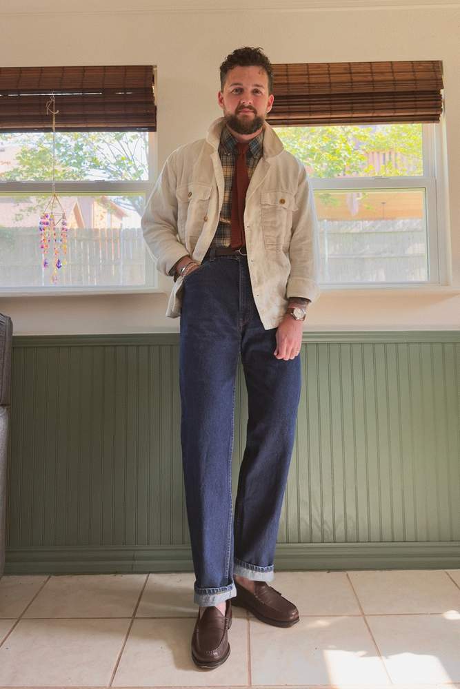 dressedtoamuse's fit featuring Buck Mason, Polo by Ralph Lauren, The Tie Bar, Levi's, G.H. Bass & Co., Longines