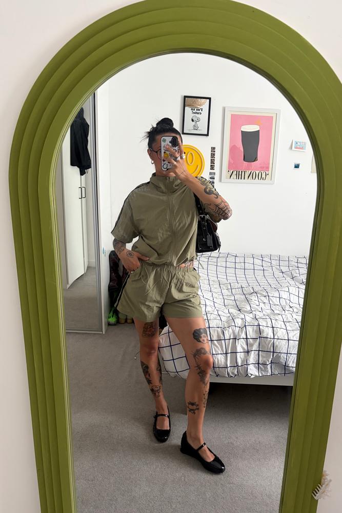 Chrisptine's fit featuring Coach, Nike, No Brand