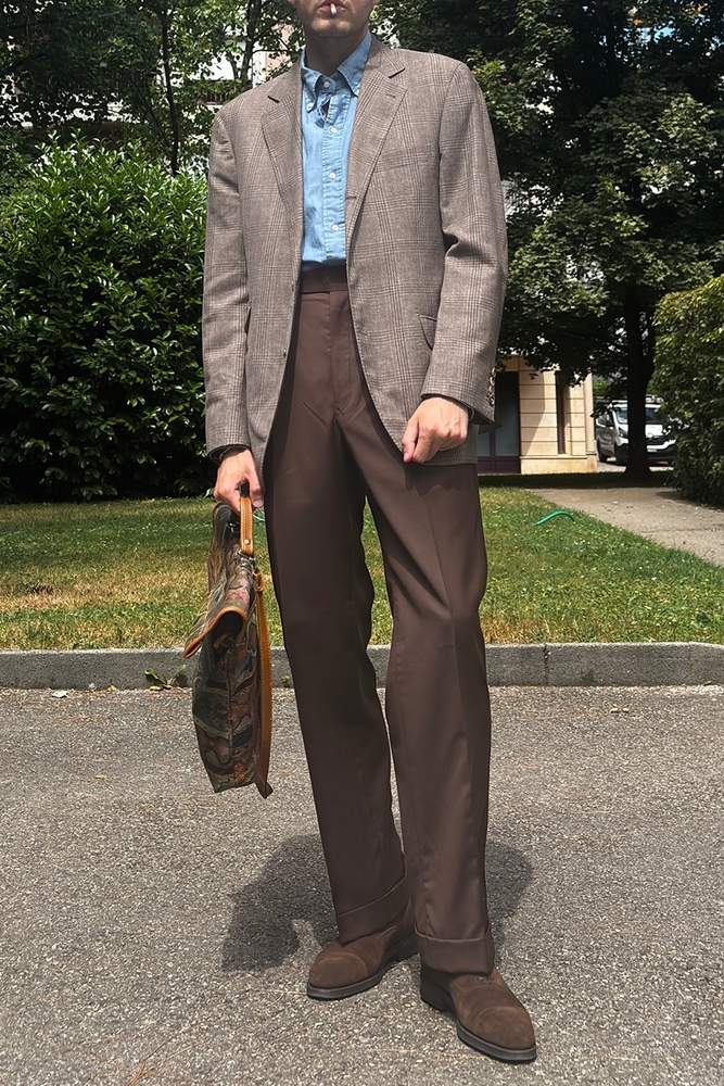 ogDamemoto's fit featuring Brunello Cucinelli, Brooks Brothers, Carthage Paris, Septieme Largeur, No Brand