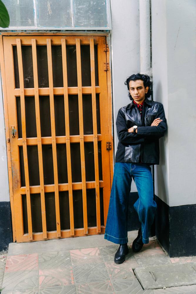 azmain00ishmam's fit featuring Levi's, Versace, TEXTO, Boohoo, Hermann Kobler