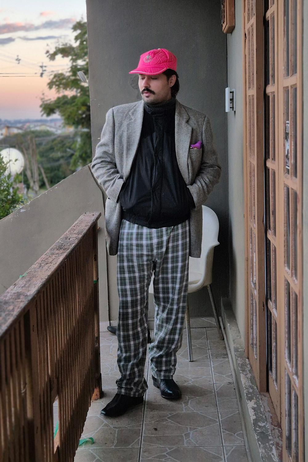Post featuring Brown Herringbone Linen-Silk Blazer