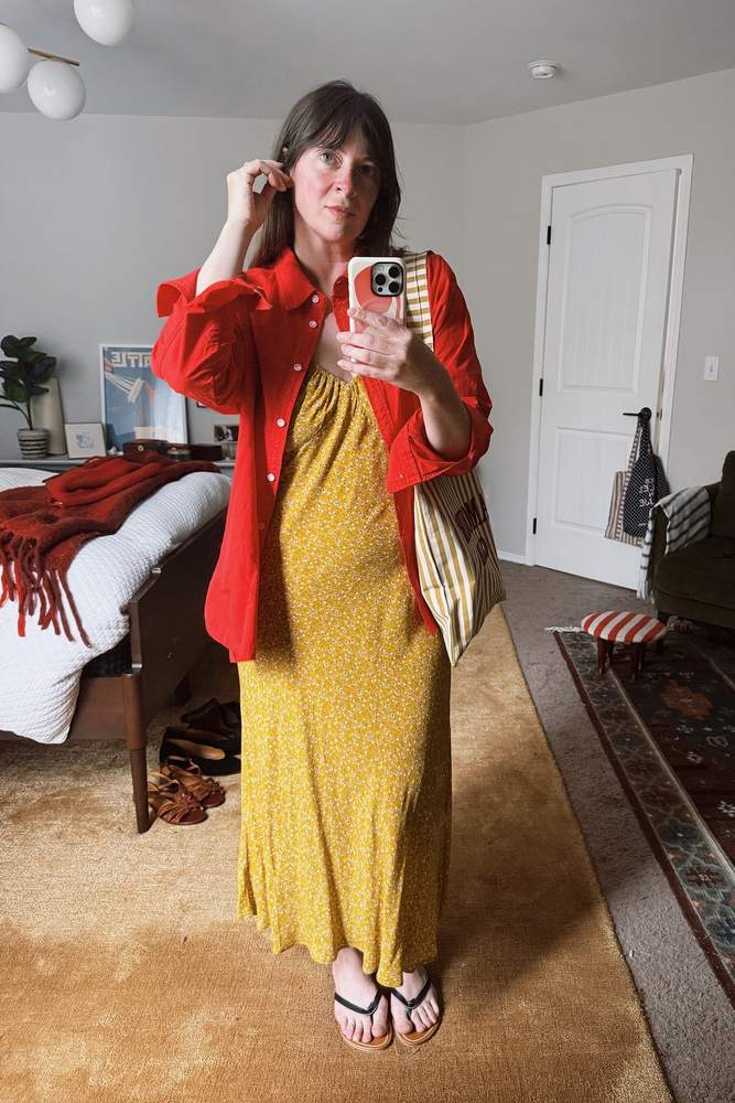 NicoleGregory's fit featuring Le Bon Shoppe, Sezane, Doen