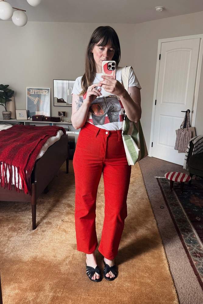 NicoleGregory's fit featuring Levi's, Sezane