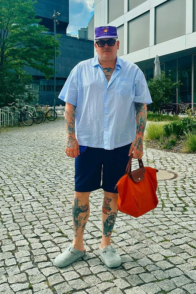 DJJNS's fit featuring No Brand, American Vintage, Polo by Ralph Lauren, Longchamp, Birkenstock