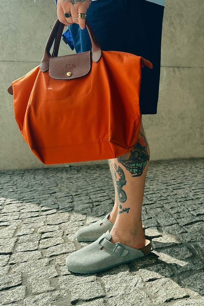 DJJNS's fit featuring No Brand, American Vintage, Polo by Ralph Lauren, Longchamp, Birkenstock